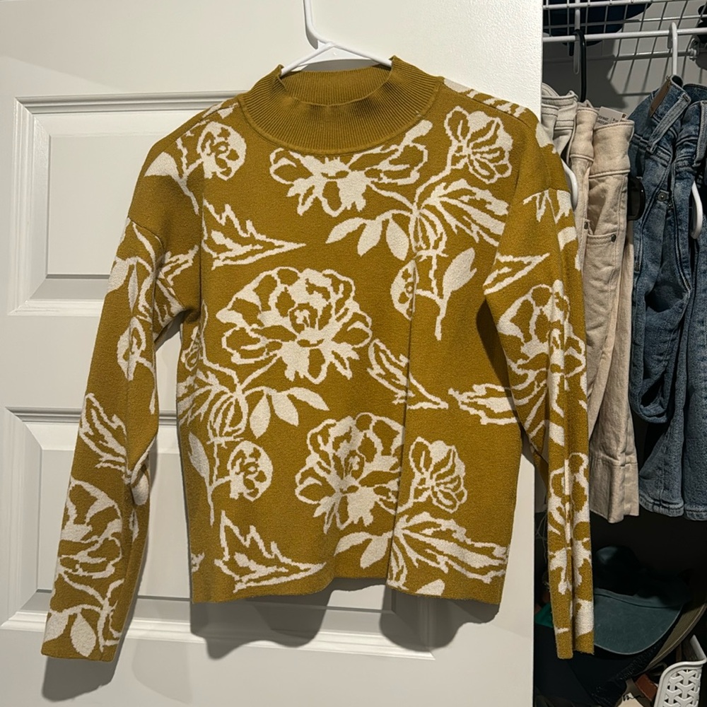 Cyrus Floral Print Sweater